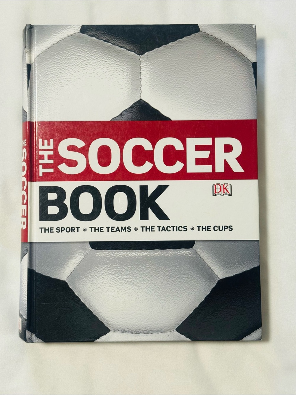 The Soccer Book - White, Black & Red Hardcover